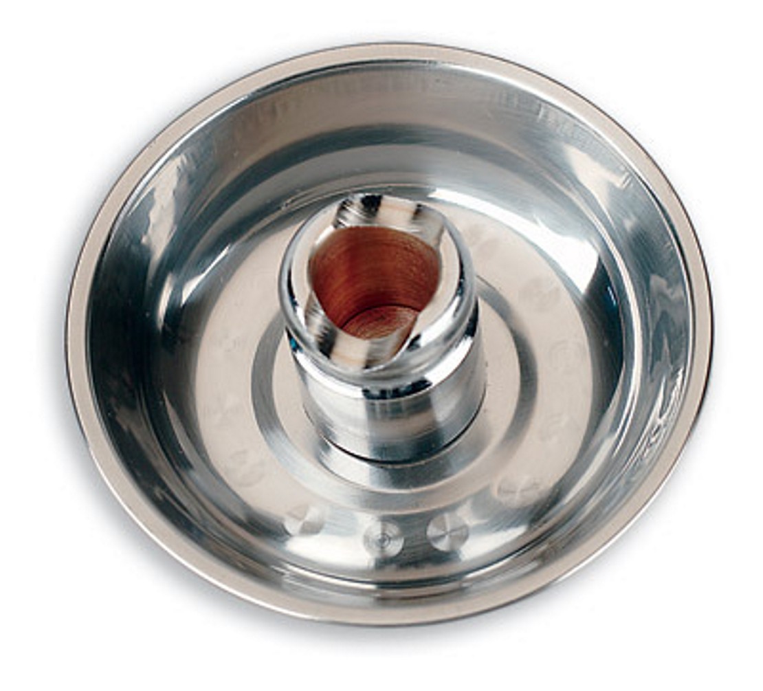 Spegni moxa in acciaio con piatto