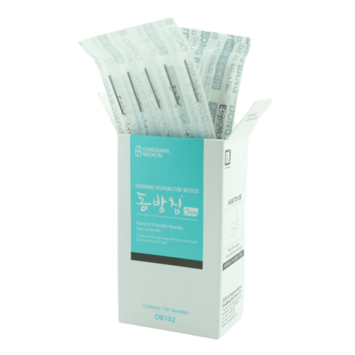 Aghi con manico in acciaio, tipo coreano, 100 aghi