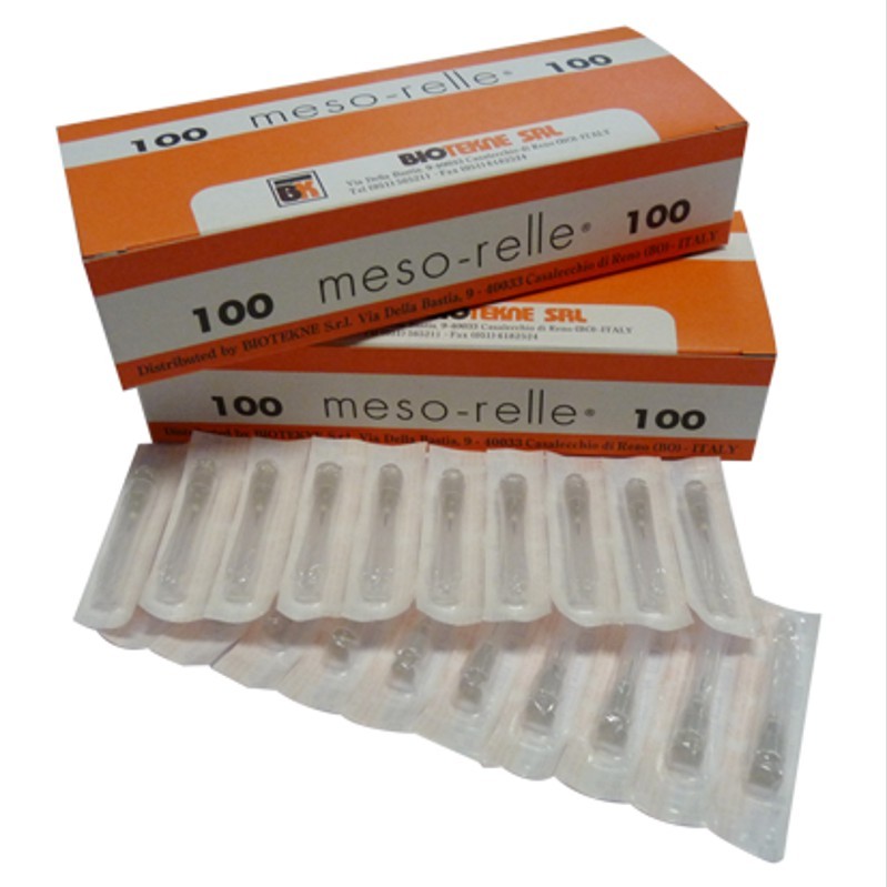 Aghi per mesoterapia 27G X 6 mm