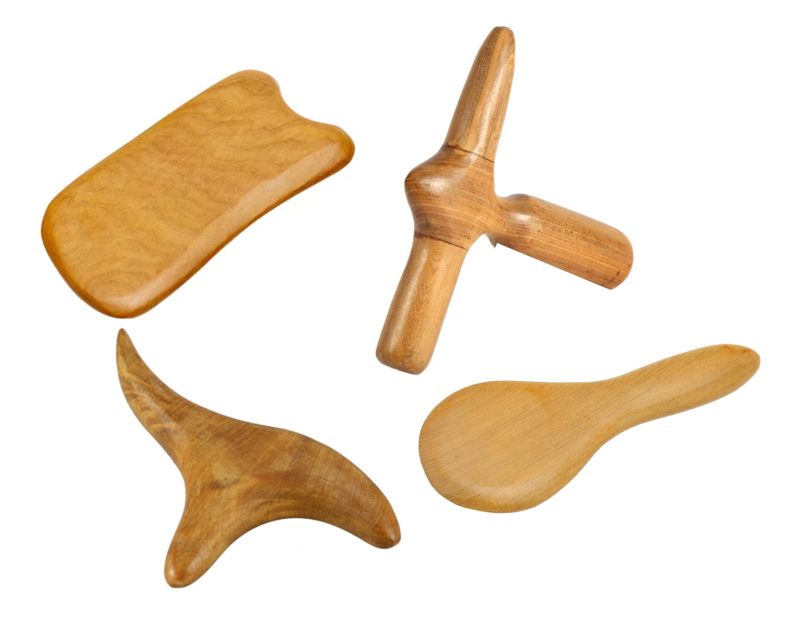 Strumenti in legno per massaggio.