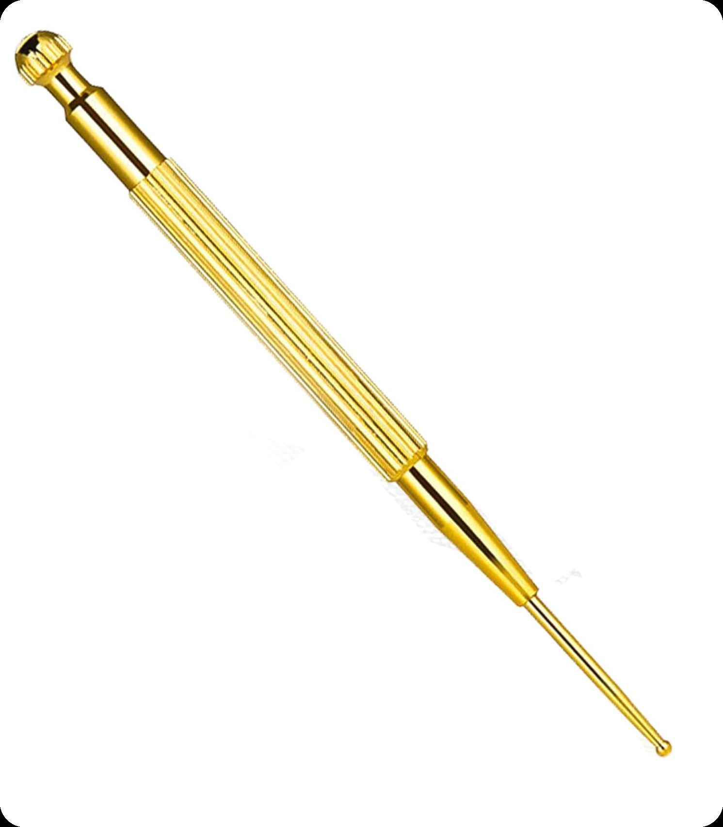 Stiletto a molla color oro