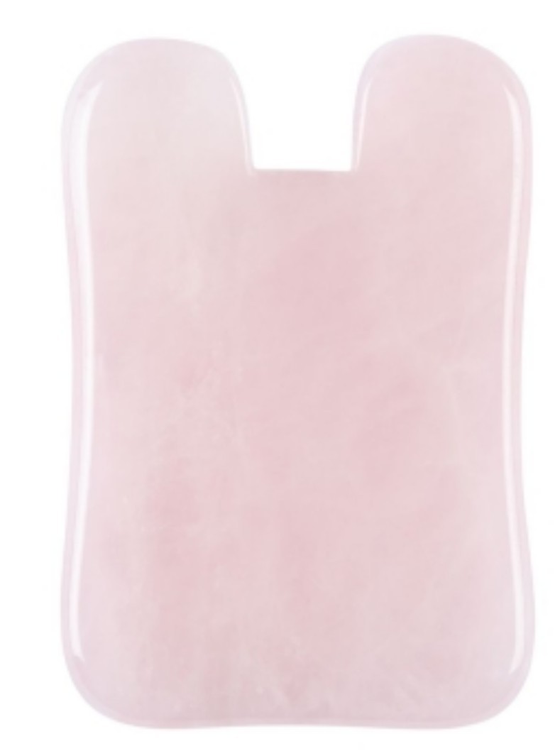 Guasha in quarzo rosa - U