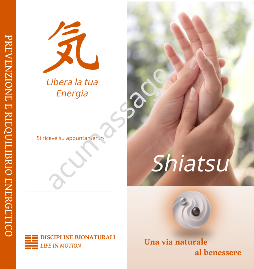 Brochure Shiatsu